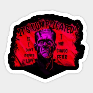 Frankenstein - Monsters - Love and Hate - Inspire Love Sticker